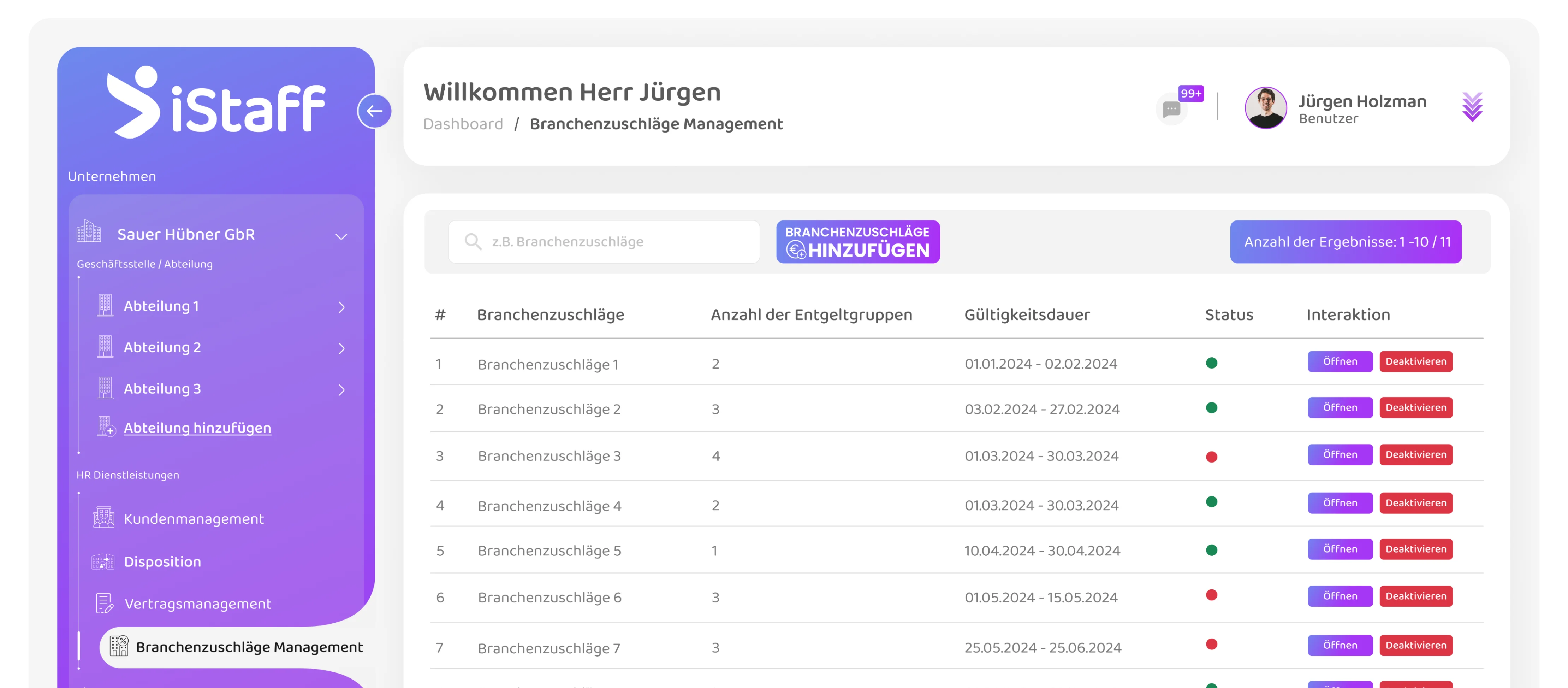 Individuelle Einstellungen